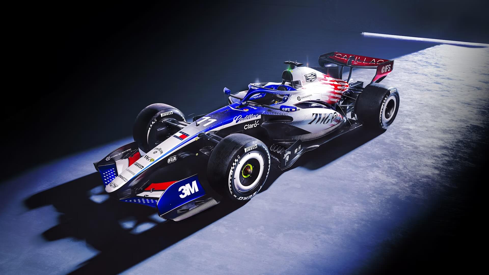Livery khusus Cadillac Formula 1 Team untuk Grand Prix Inggris