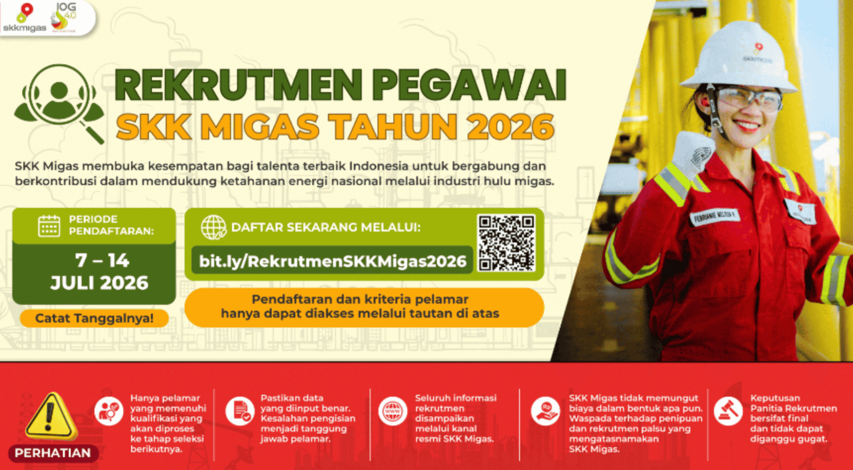 Lowongan SKK Migas 2026: Periode, Link, dan Aturan Daftar