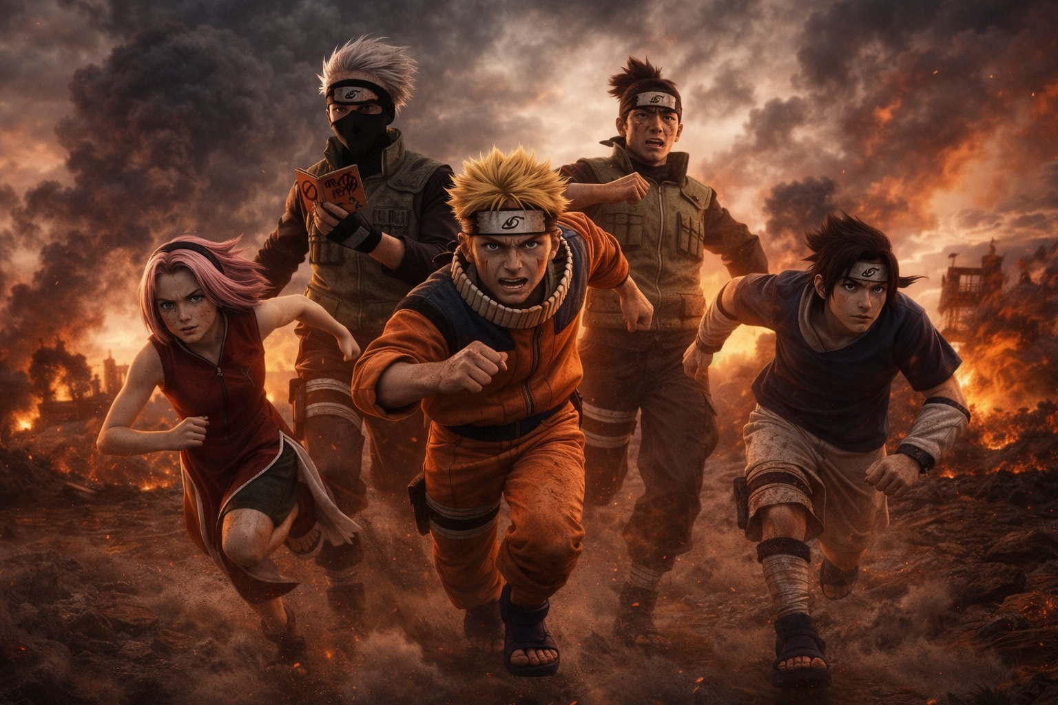 Naruto Live-Action Buka Casting Global Cari Pemeran Team 7