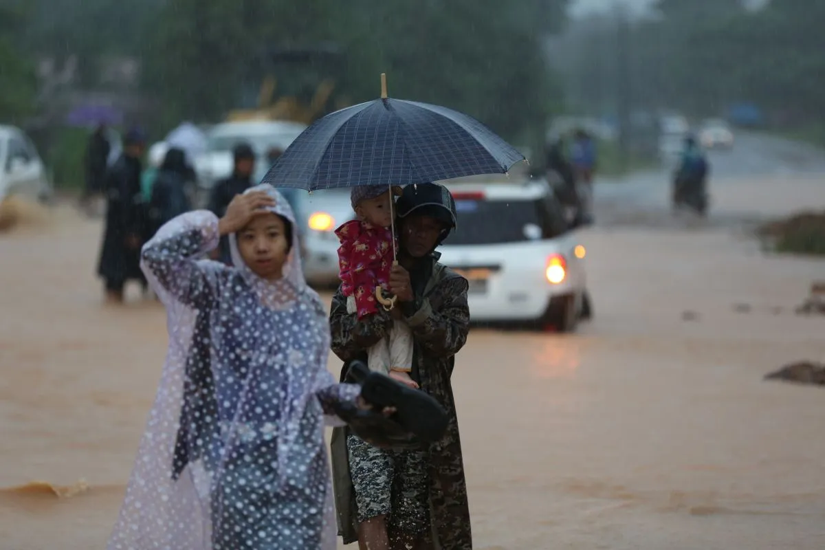 Banjir Sungai Belin Myanmar, 1.681 Orang Dievakuasi