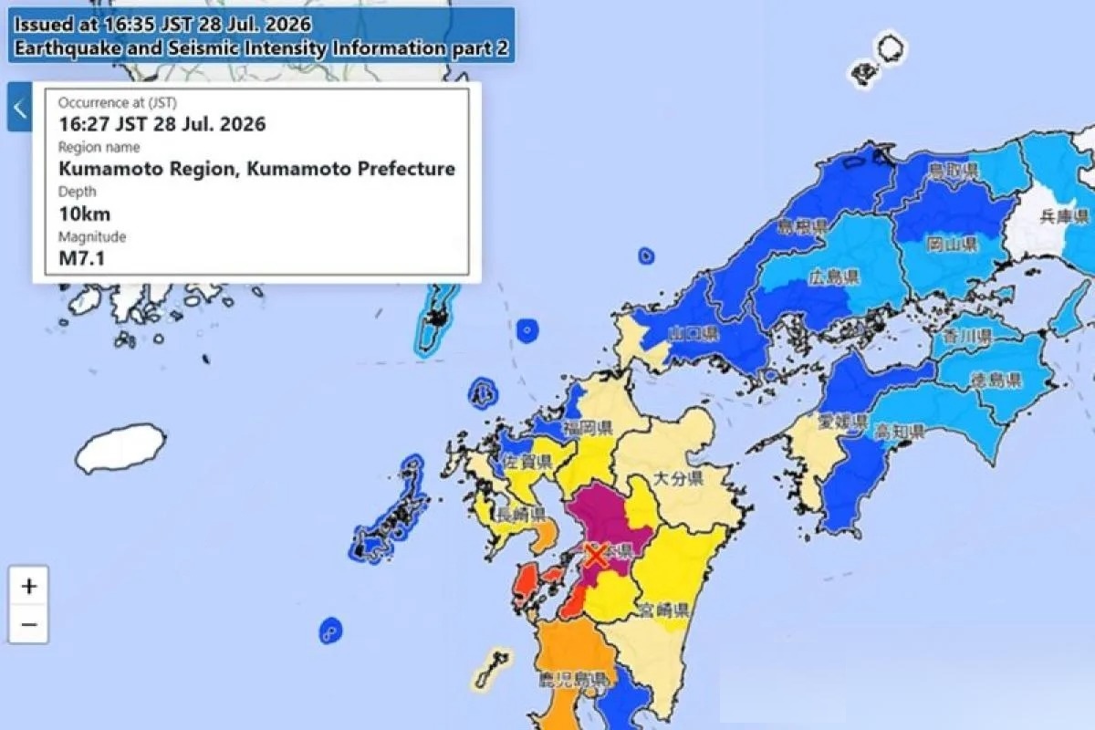 Kemlu Pastikan Tak Ada WNI Korban Gempa M7,1 Jepang
