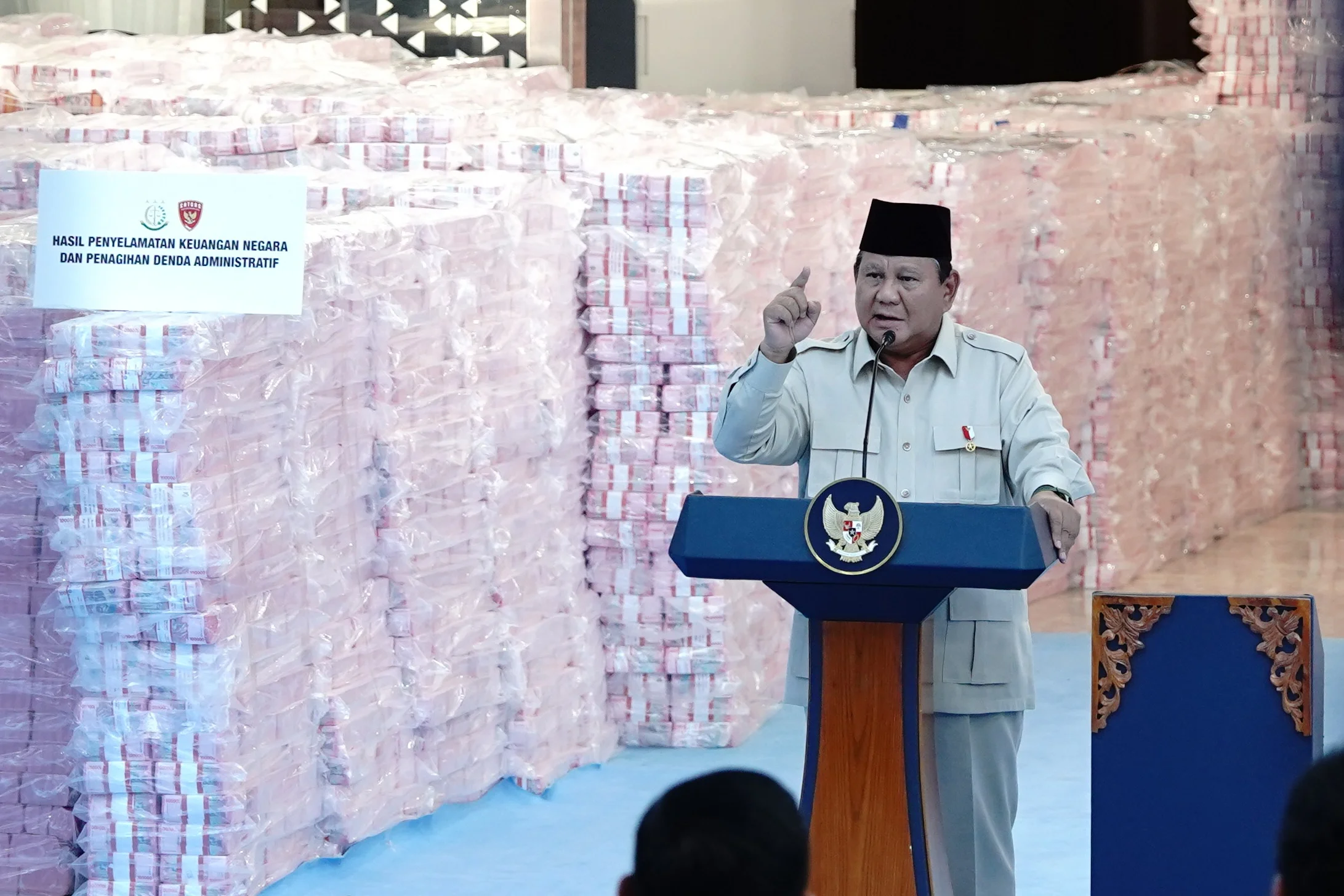 Prabowo Sebut Kerugian Negara Rp6,6 Triliun Akibat Ulah Penganut Serakahnomics