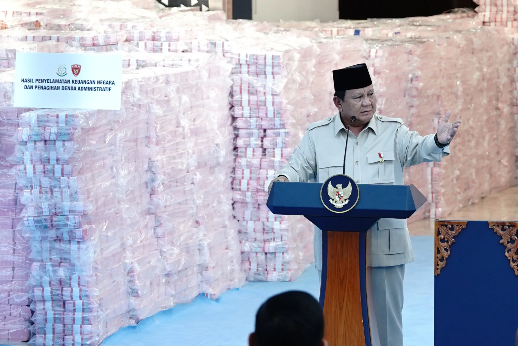 Prabowo: Uang Rampasan Rp6,6 Triliun Bisa Bangun 100 Ribu Rumah Pengungsi dan 6 Ribu Sekokah