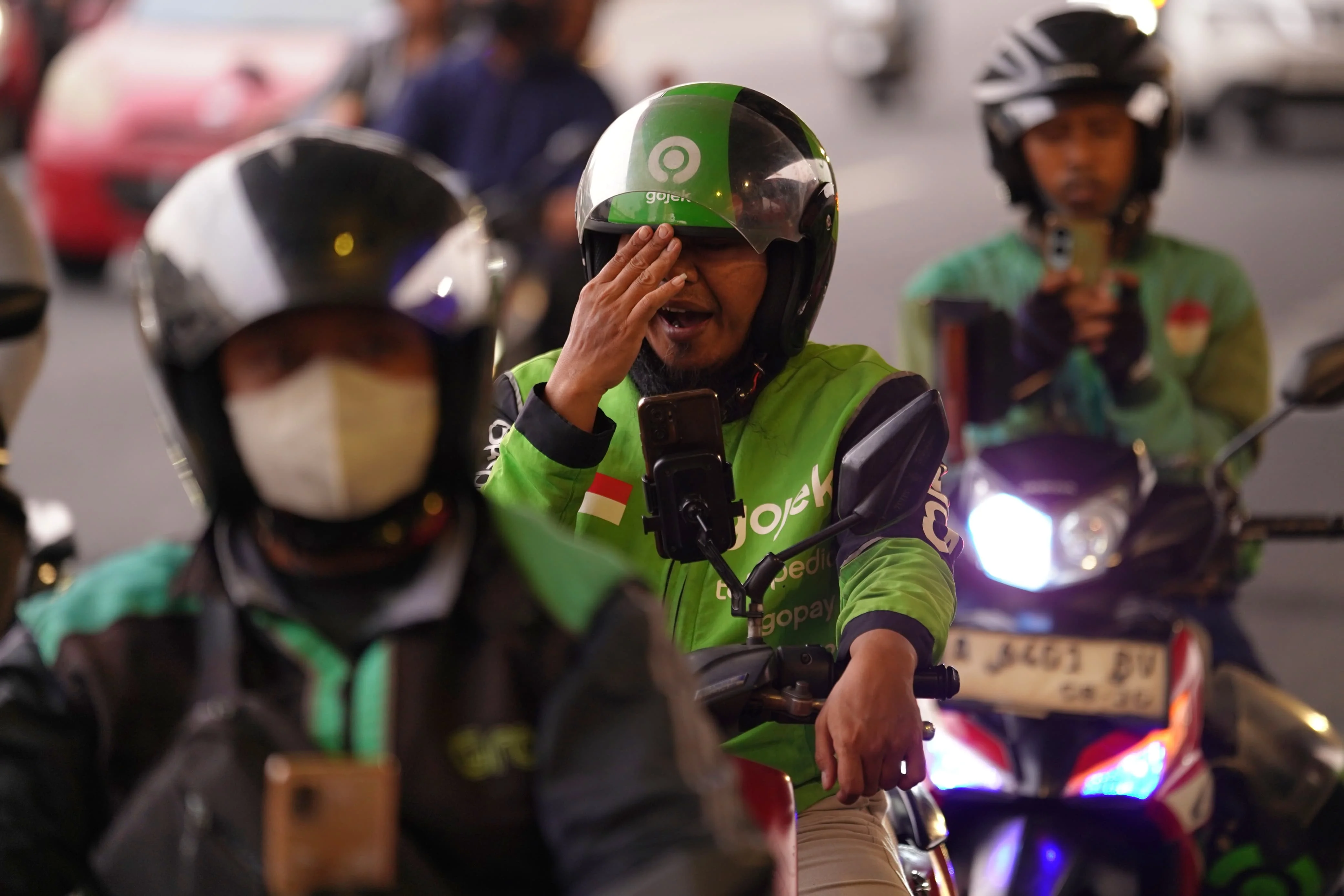 Ojek Online, Ojek Daring, Ojol, BHR, Bantuan Hari Raya, Ojol UMKM, Ojek UMKM, UMKM, Ojek, Gojek, Grab, Maxim