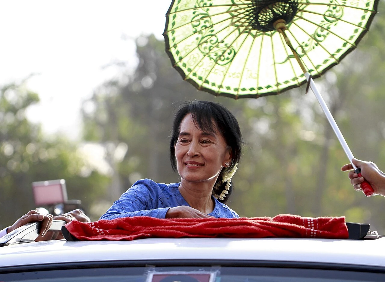 Aung San Suu Kyi. Wikimedia/Htoo Tay Zar