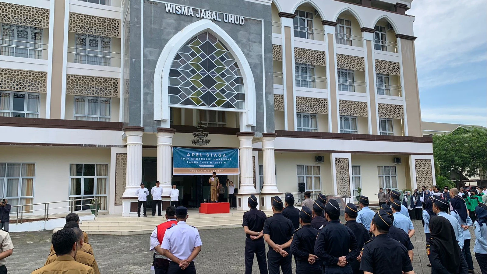 embarkasi haji, Asrama Haji Sudiang, Makassar. Foto oleh Kemenag