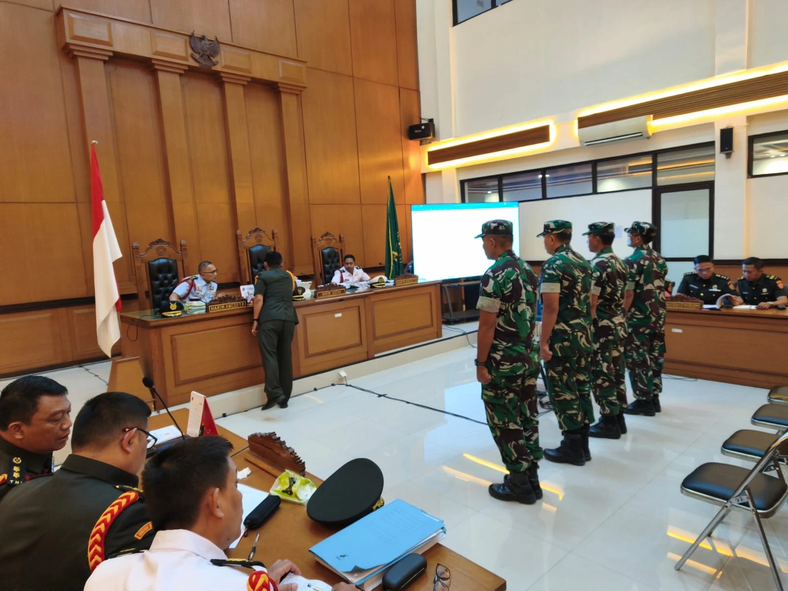 Hari Ini, 4 Prajurit TNI Pelaku Penyiram Air Keras ke Andrie Yunus Jalani Sidang Vonis
