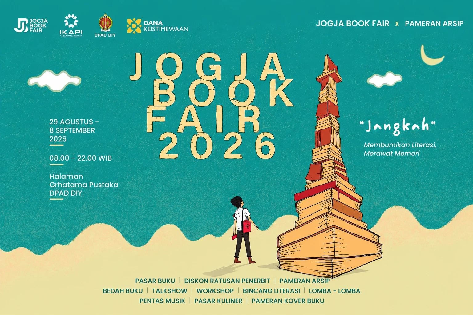 Jogja Book Fair 2026 Targetkan 1.500 Pengunjung