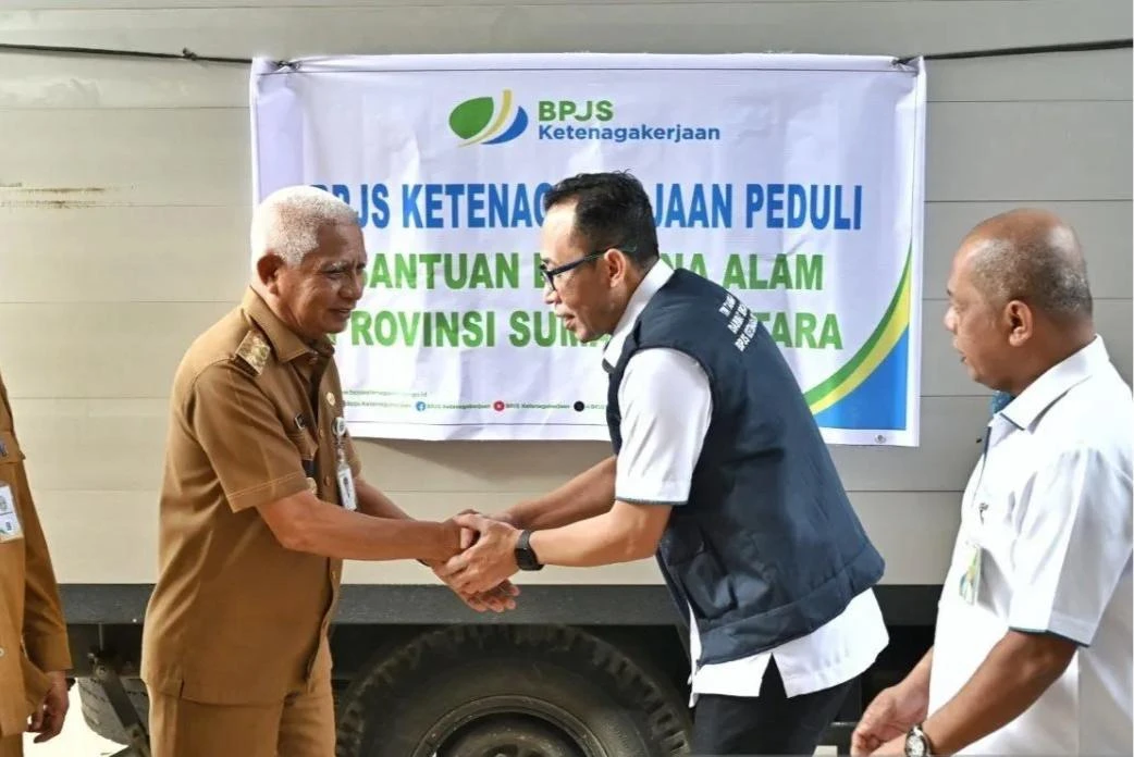 Sembilan Daerah di Sumut Masih Tanggap Darurat, BPJS Ketenagakerjaan Salurkan Rp650 Juta