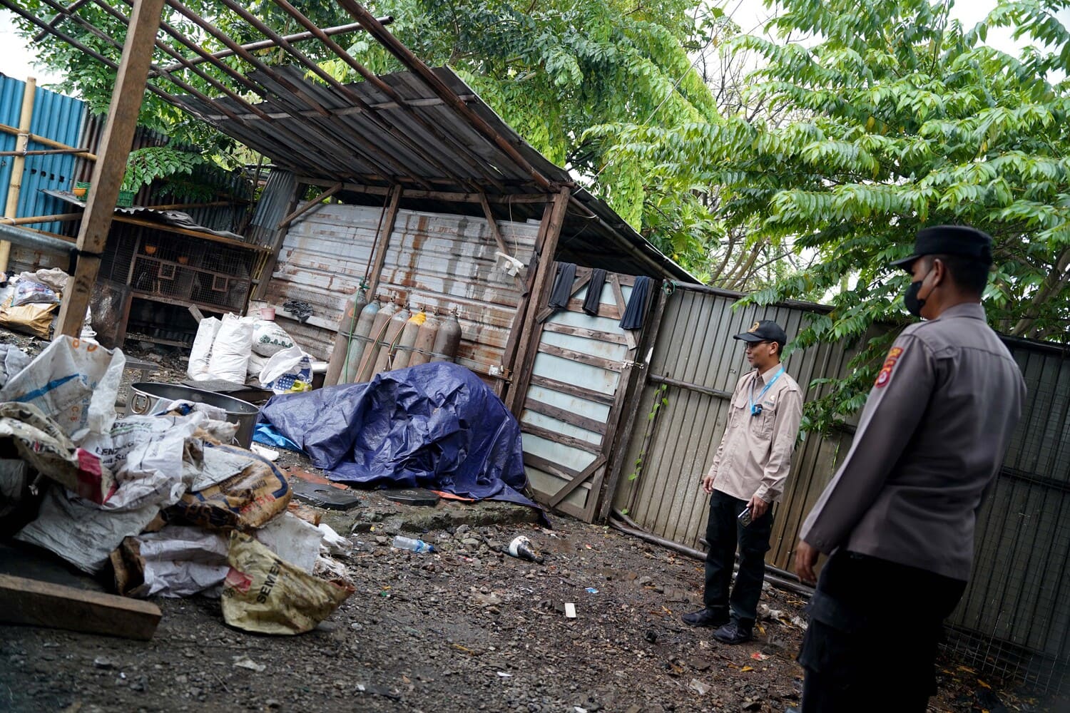 Lokasi temuan paparan radioaktif Cesium-137 di Kawasan Industri Cikande