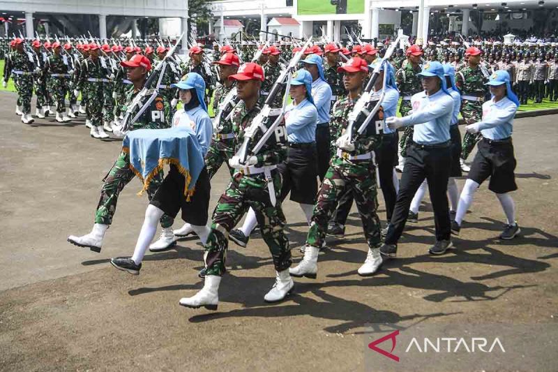 Calon anggota Paskibraka Nasional