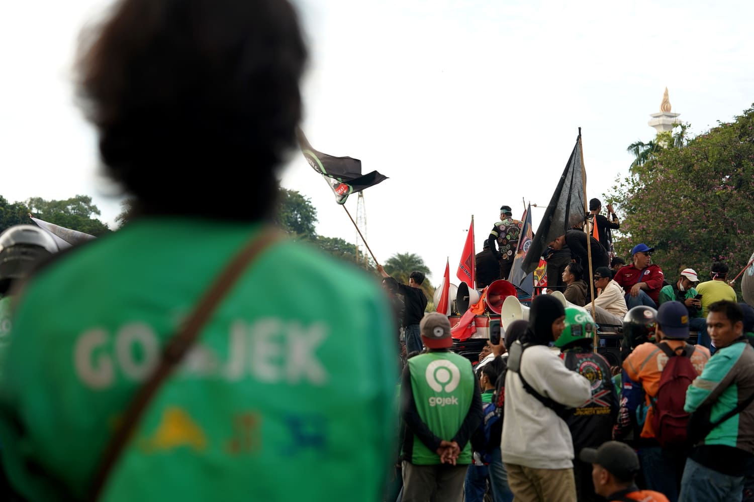 Potongan Ojol Turun Jadi 8%, KemenHAM Nilai Bentuk Perlindungan Hak Hidup Layak