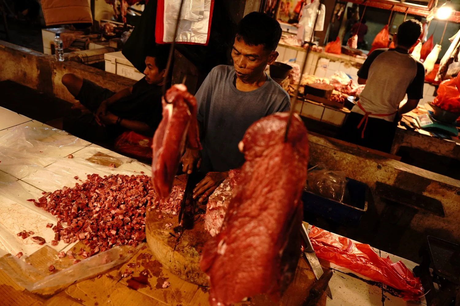Stok Pangan, Komoditas Pasar, Pasar Ciputat, Pasar, Pangan, Lebaran, Sembako