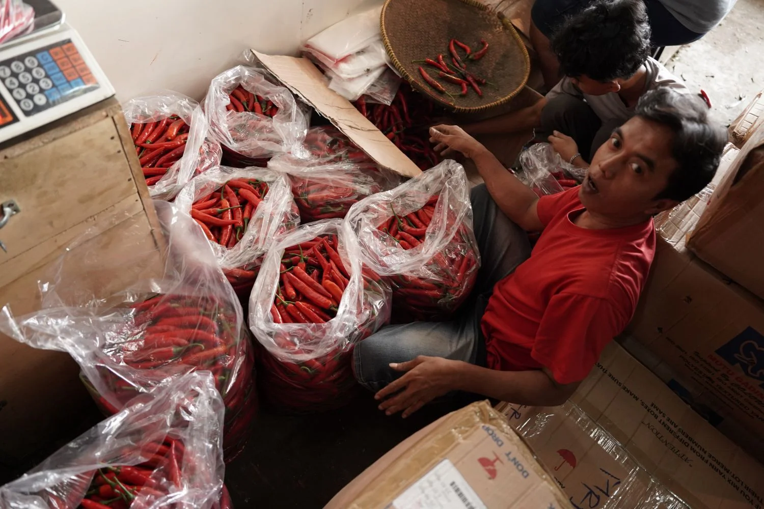 Harga Cabai Rawit Merah Tembus Rp58.400 per Kg Rabu Pagi
