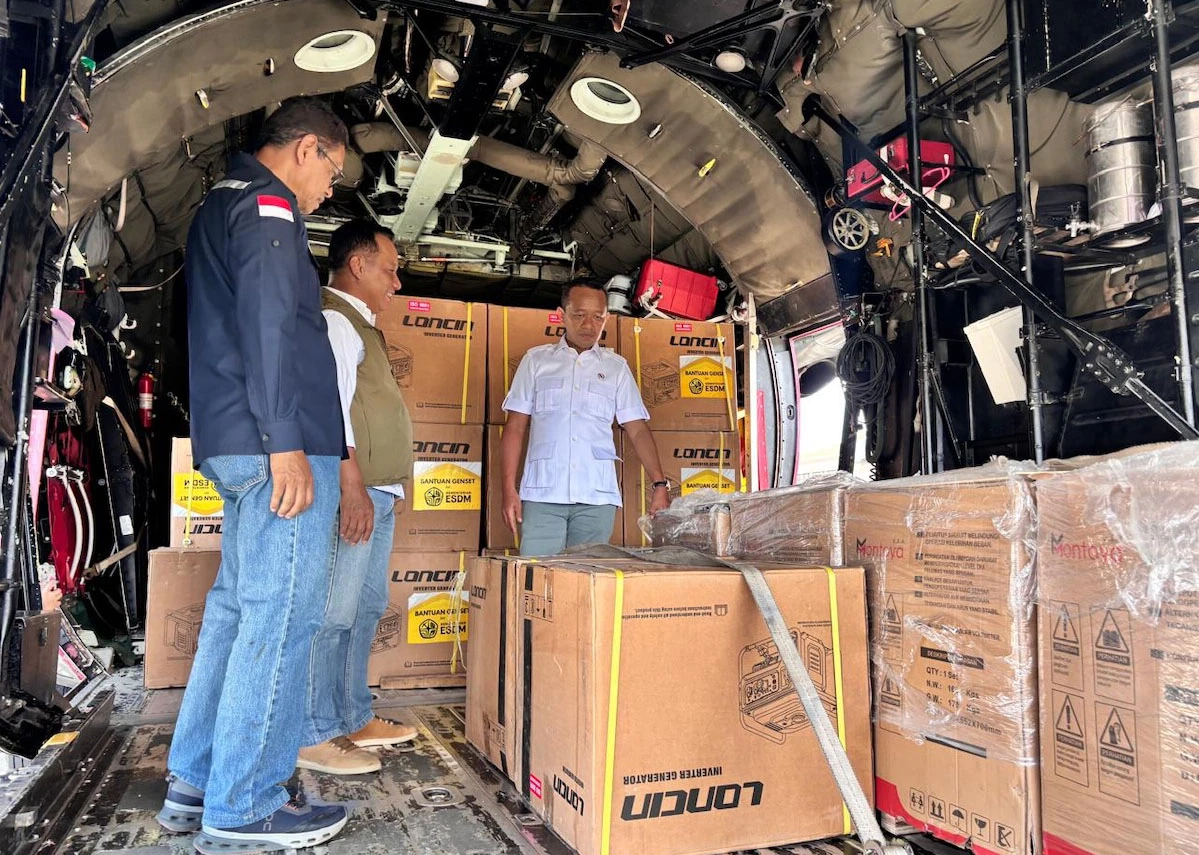 Bahlil: 1.000 Genset Dikirim untuk Pulihkan Listrik 224 Desa di Aceh