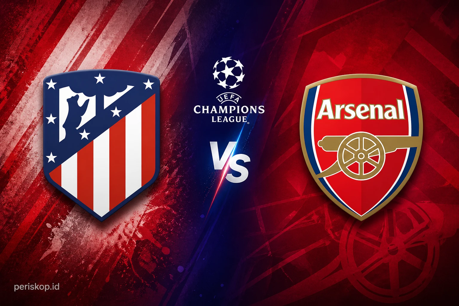 Prediksi Atletico Madrid vs Arsenal Liga Champions 2025/2026: Skor, Head to Head, hingga Susunan Pemain