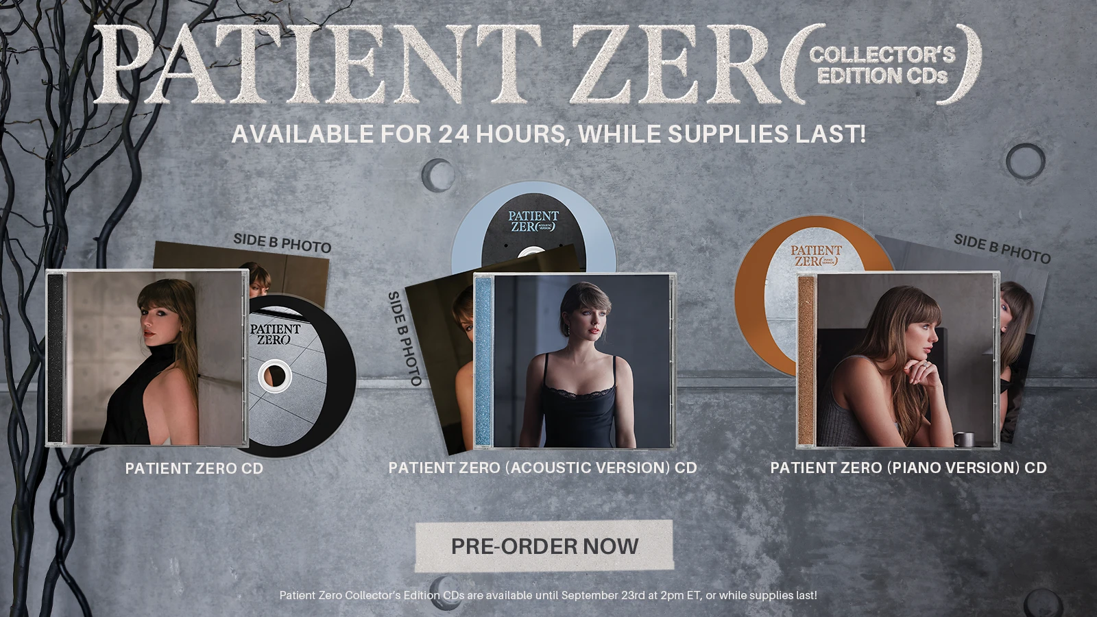 Taylor Swift Umumkan Single Baru "Patient Zero", Segera Rilis Jumat
