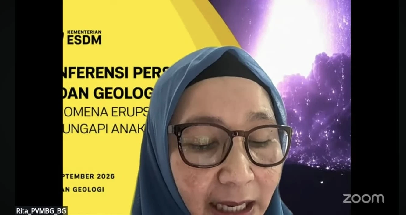Kepala Pusat Vulkanologi dan Mitigasi Bencana Geologi (PVMBG) Kementerian ESDM Siti Sumilah Rita Susilawati
