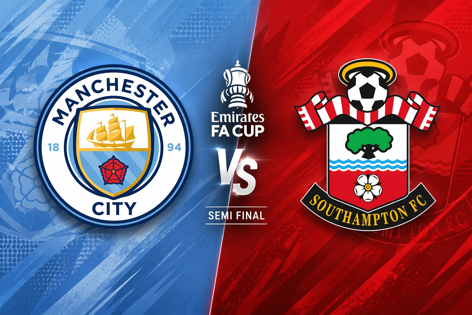 Prediksi Manchester City vs Southampton Semi Final FA Cup 2026: Skor hingga Susunan Pemain