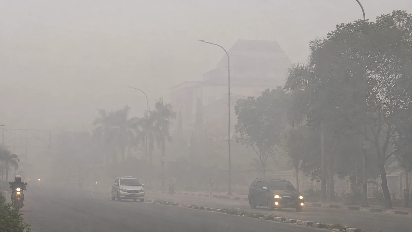 2 Daerah di Riau Resmi Naikkan Status Tanggap Darurat Karhutla Akibat Kabut Asap Pekat
