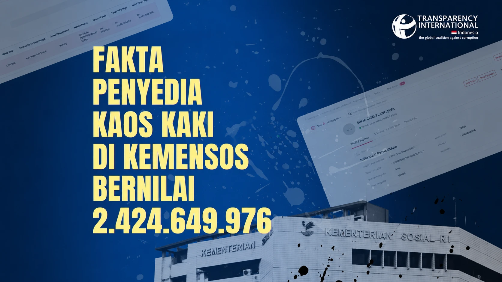 Vendor Kaus Kaki Kemensos Rp2,42 Miliar Disorot, Punya 35 Bidang Usaha