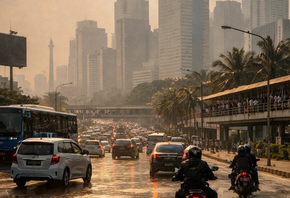 Kualitas Udara Jakarta Peringkat 3 Terburuk di Dunia