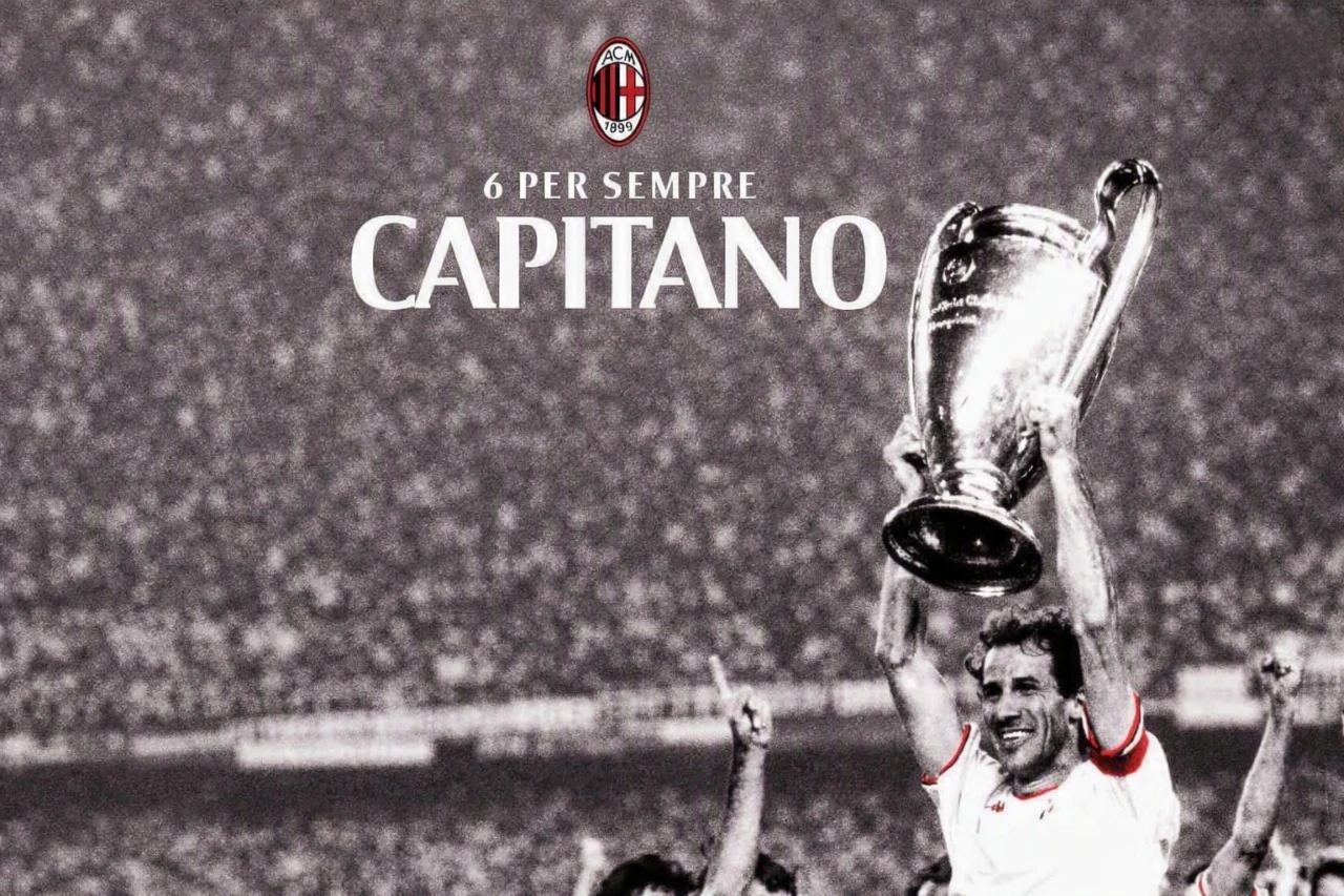 Legenda AC Milan Franco Baresi Meninggal Dunia di Usia 66