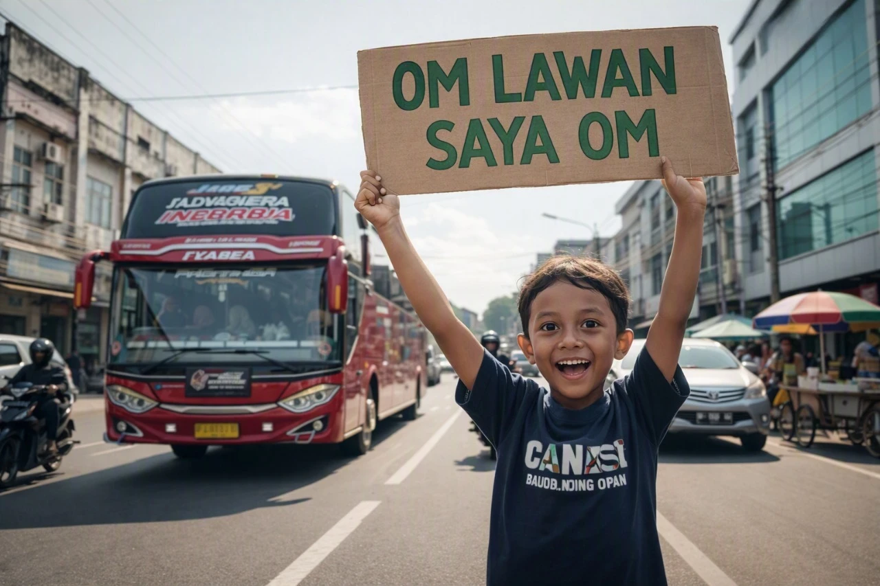 PO MTrans Bantah Klakson Bus Suara Jokowi 'Saya Akan Lawan'