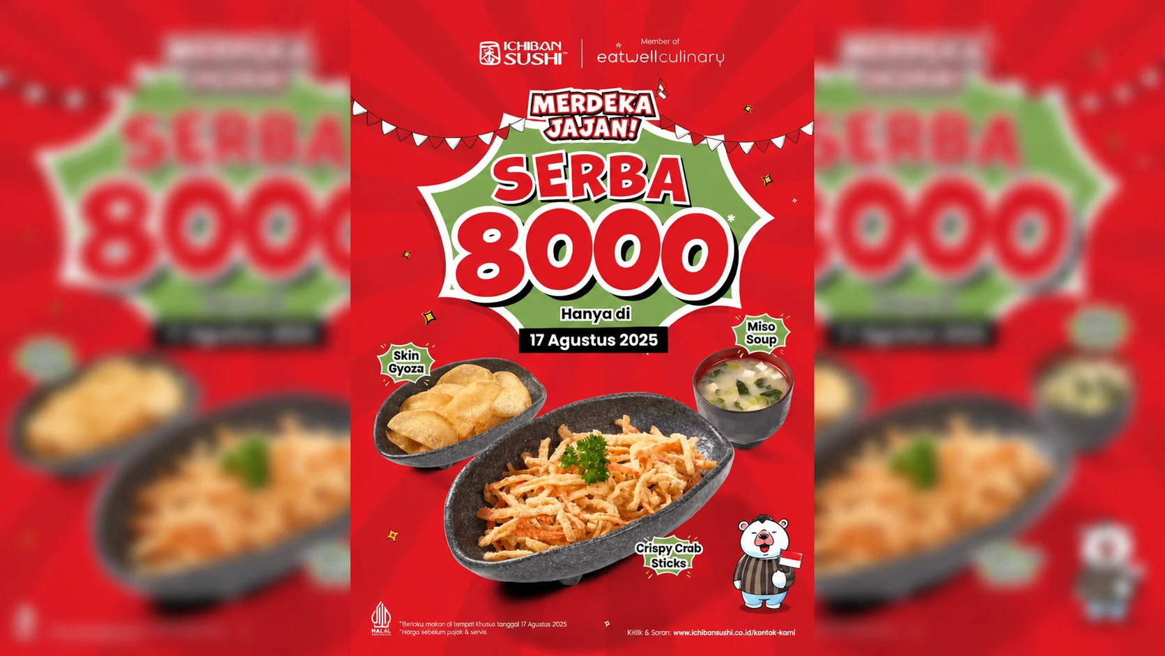 40 Promo Makanan dan Minuman Sambut HUT RI ke-81, Ada yang Cuma Rp8.000