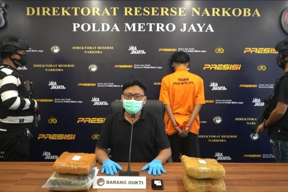 Polisi Gagalkan Peredaran Ganja di Jakbar, Barbuk 4 Kilogram Diamankan