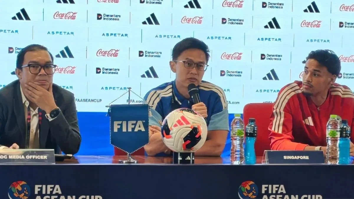 Pelatih Timnas Singapura Gavin Lee