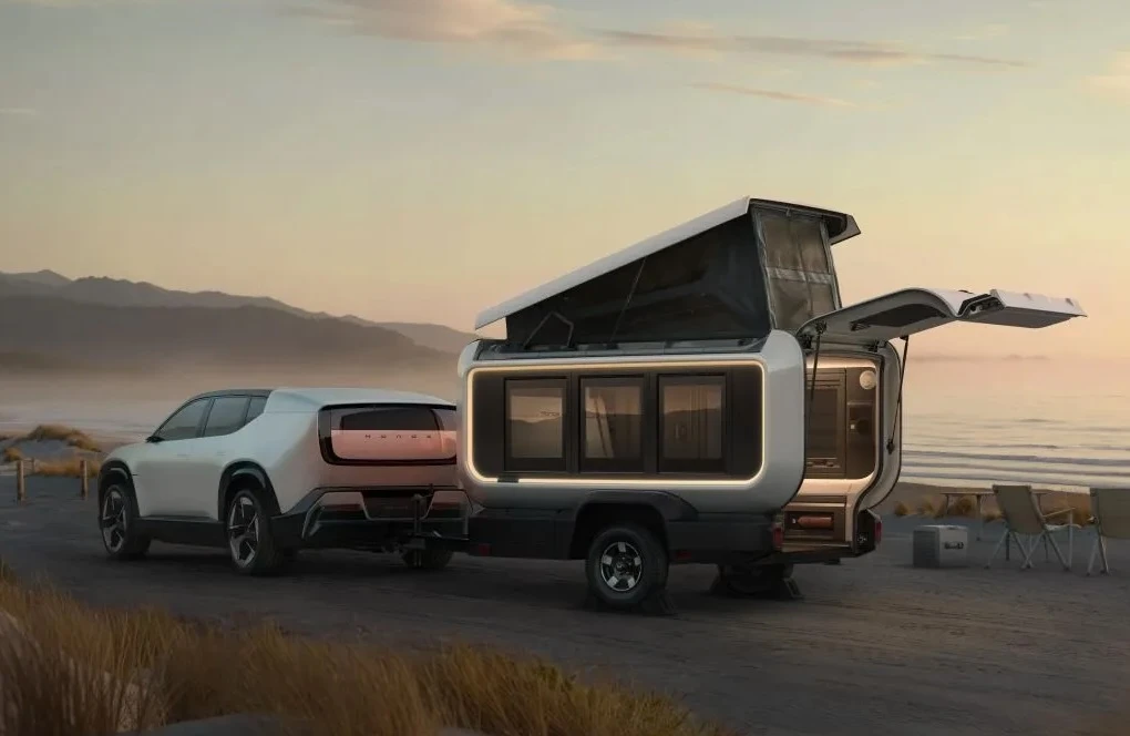 Honda Base Station: Camper Van Ringan dengan Desain Modular dan Energi Surya