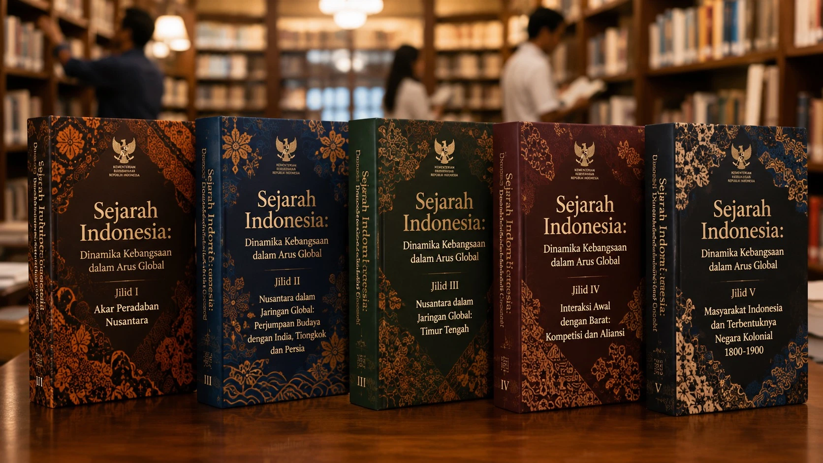 Kemenbud Rilis 5 Jilid Sejarah Indonesia, Bisa Diakses Digital