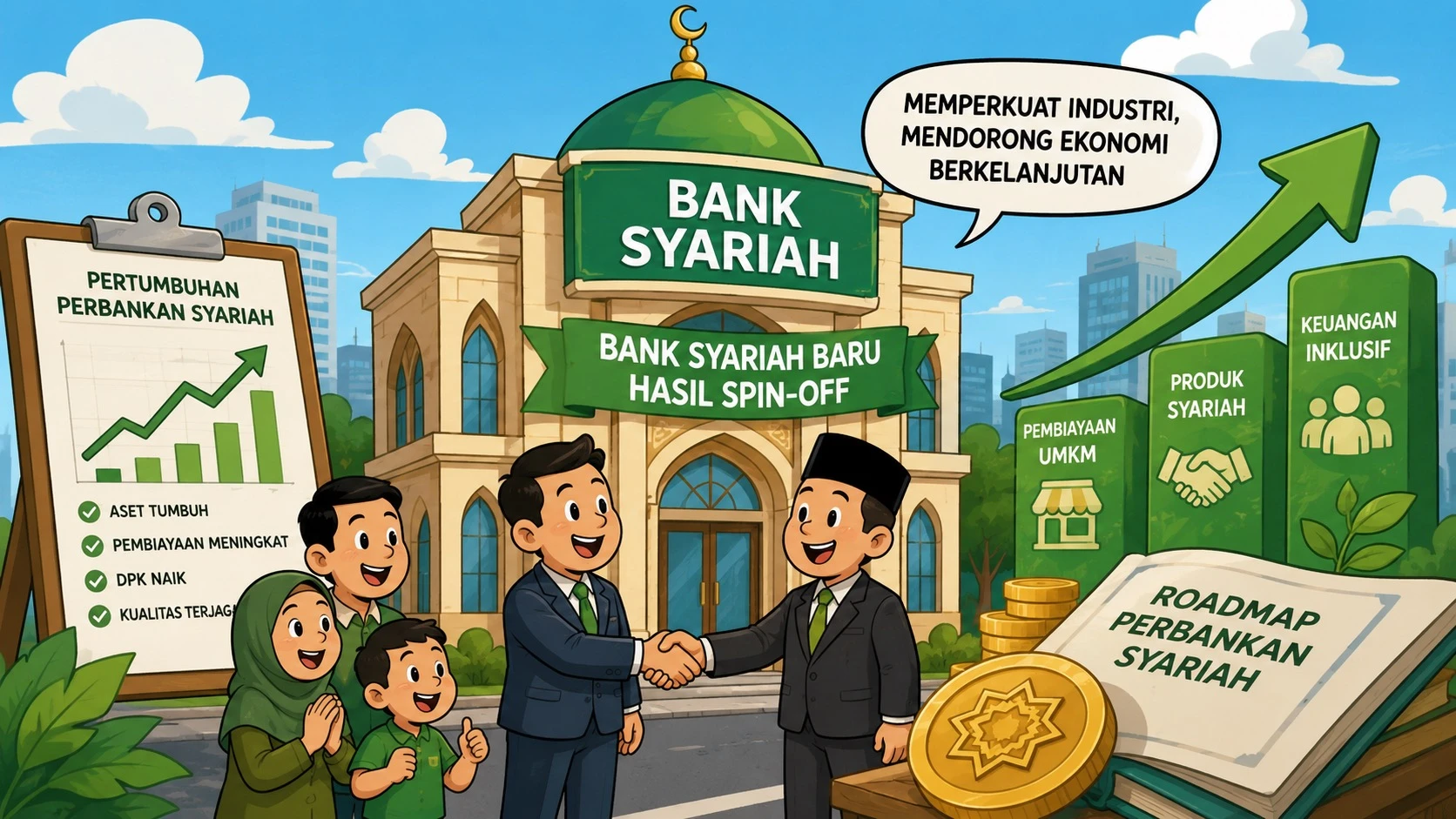 OJK Ungkap Bank Syariah Baru Hasil Spin-Off Akan Lahir di 2026, Industri Tumbuh Double Digit