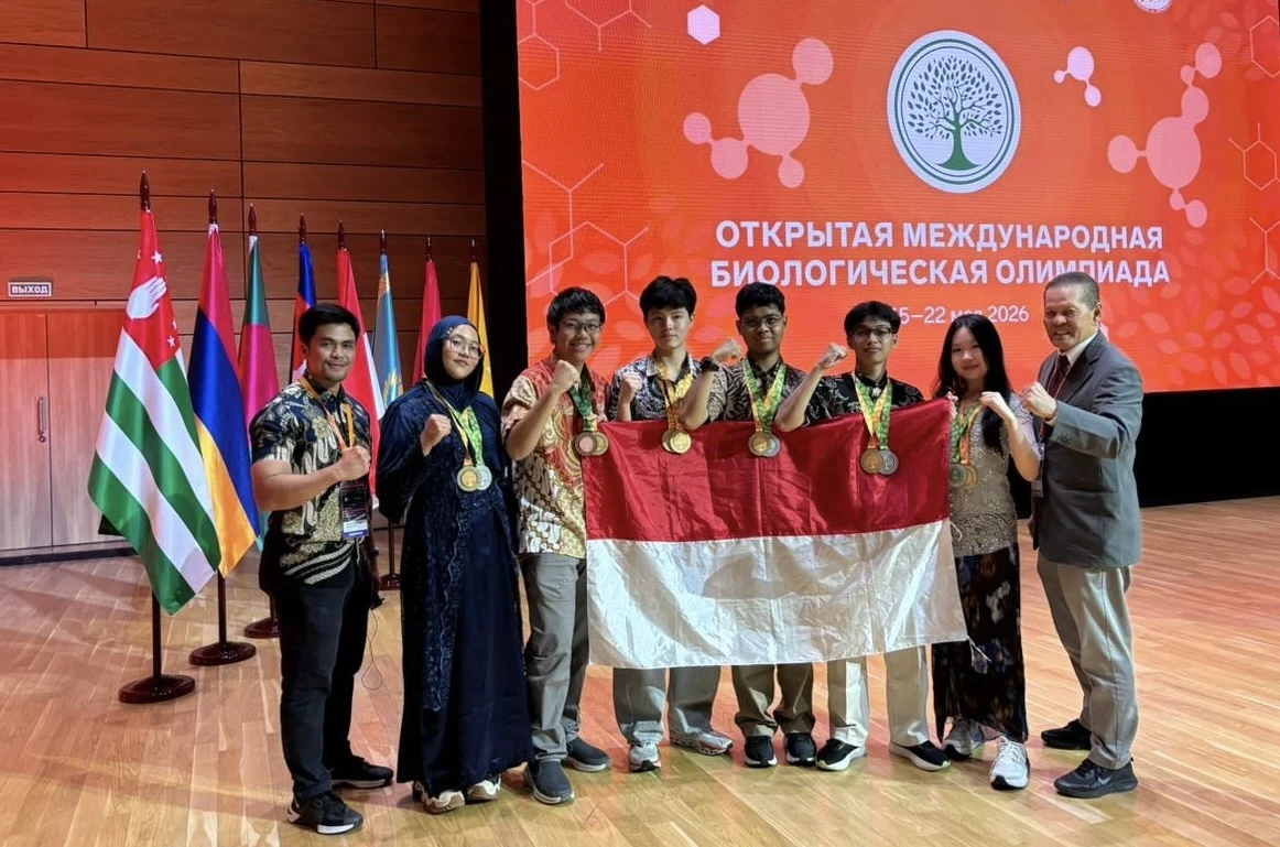 Indonesia Borong Tujuh Medali di Olimpiade Biologi Internasional Rusia 2026