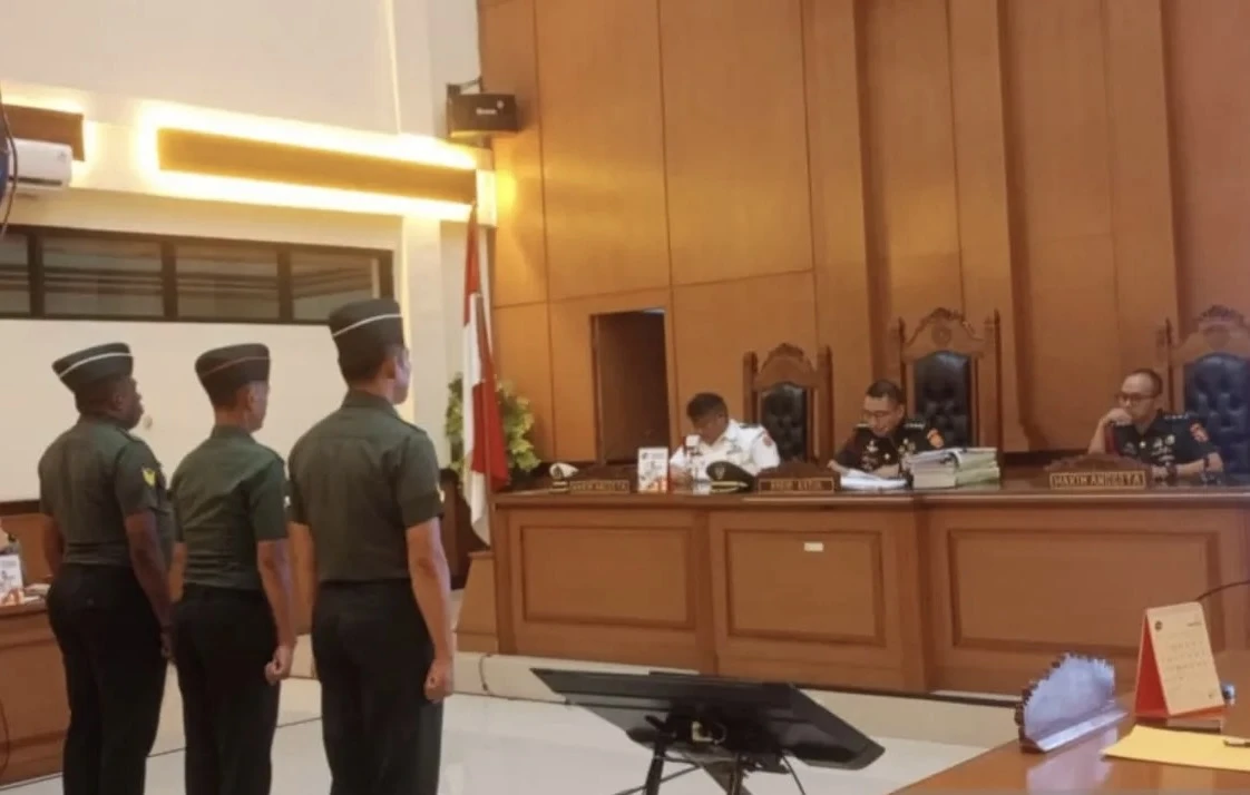 Pengadilan Militer Vonis Satu Hingga 13 Tahun Penjara Tiga Terdakwa Kasus Pembunuhan Kacab Bank
