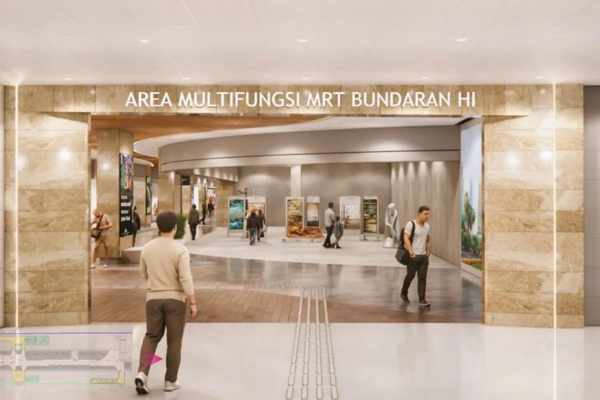 MRT Bundaran HI Tambah Koridor Bawah Tanah, Koneksi ke Kempinski Disiapkan