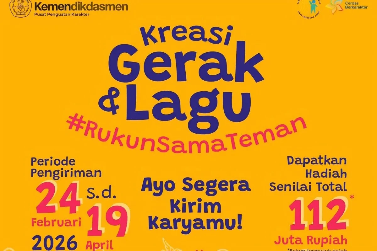 Kompetisi Kreasi Gerak dan Lagu “Rukun Sama Teman”