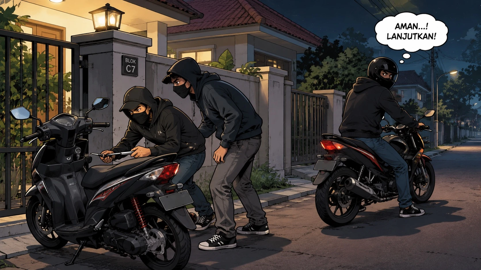 Tips Menghindari Jadi Korban Curanmor