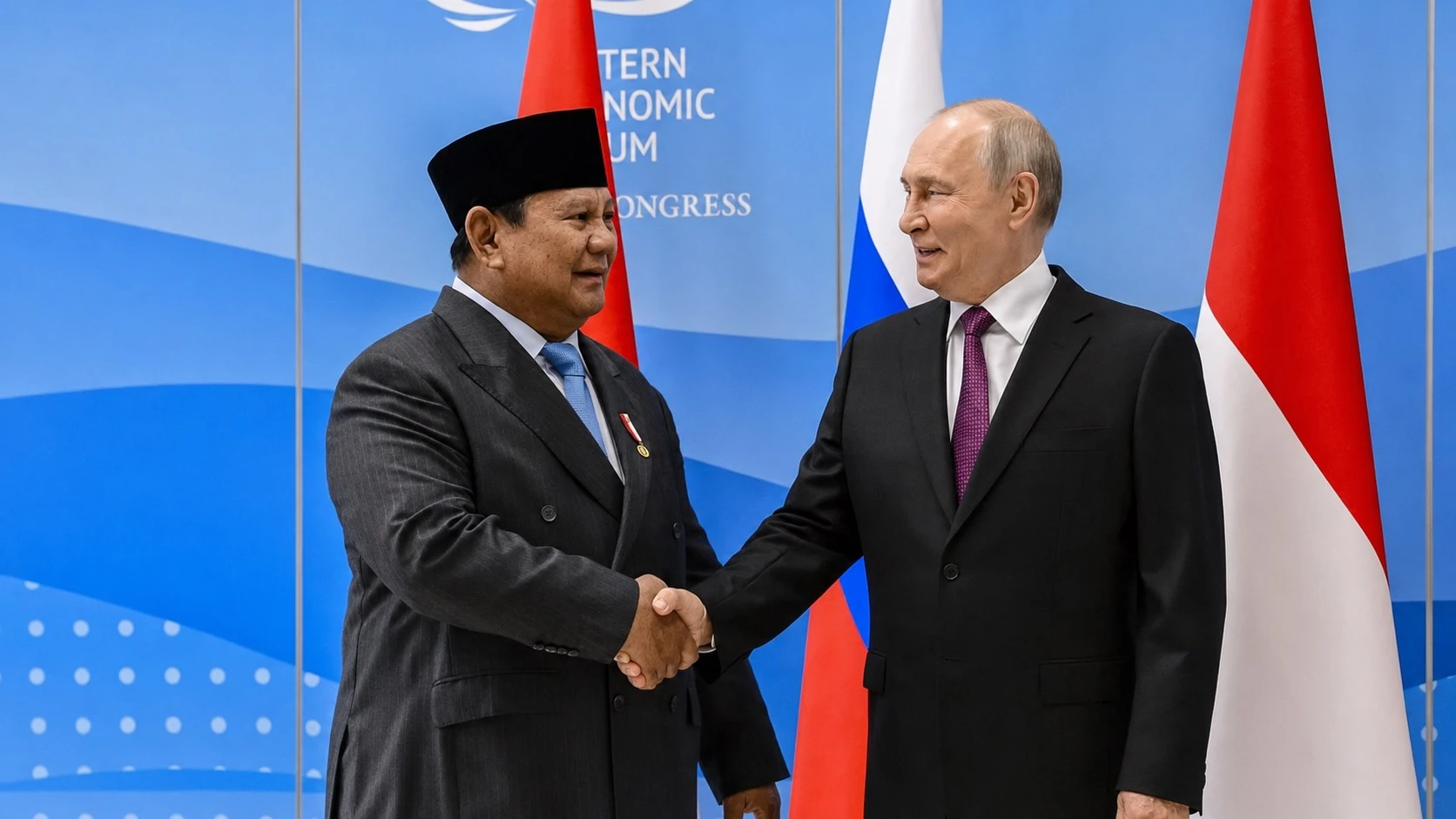 Di Forum Ekonomi Vladivostok, Prabowo Ajak Rusia Garap Energi Bersih hingga Ketahanan Pangan