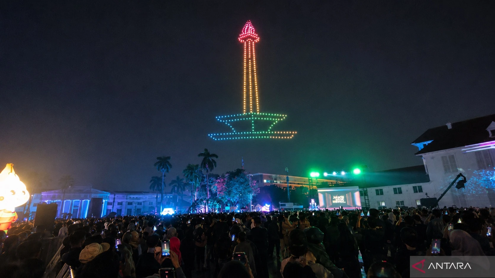 Rayakan HUT ke-499, Jakarta Light Festival Pikat 25 Ribu Pengunjung Kota Tua