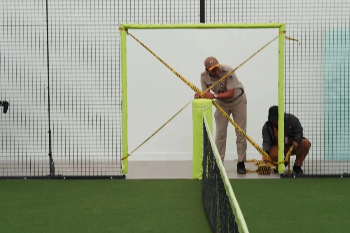 Lagi, Kini Lapangan Padel di Kembangan yang Disegel