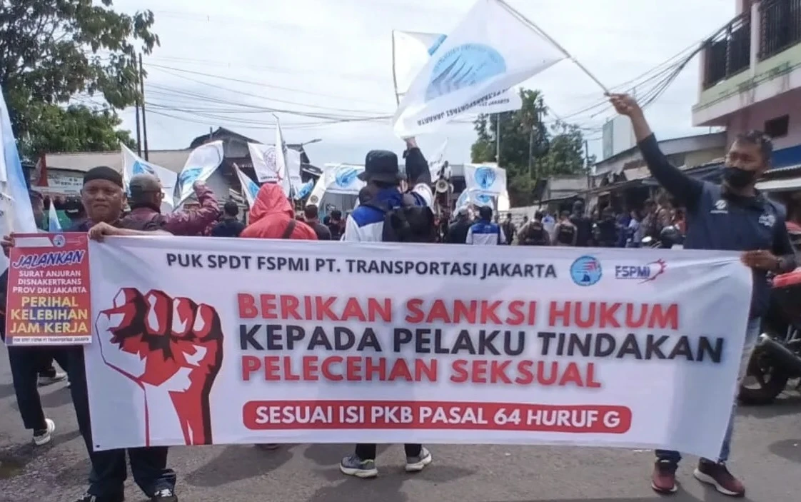 Serikat Pekerja TransJakarta Desak Manajemen Pecat Dua Pelaku Pelecehan