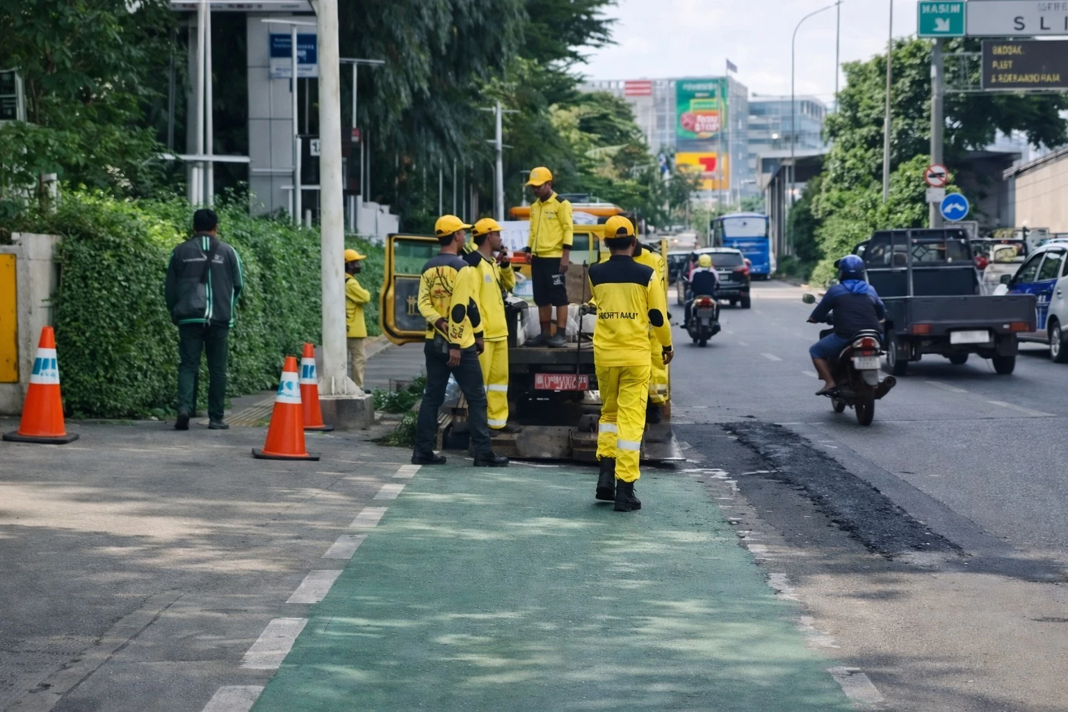 Banyak Jalan Rusak di Jakarta, Pramono Tambah Pasukan Kuning