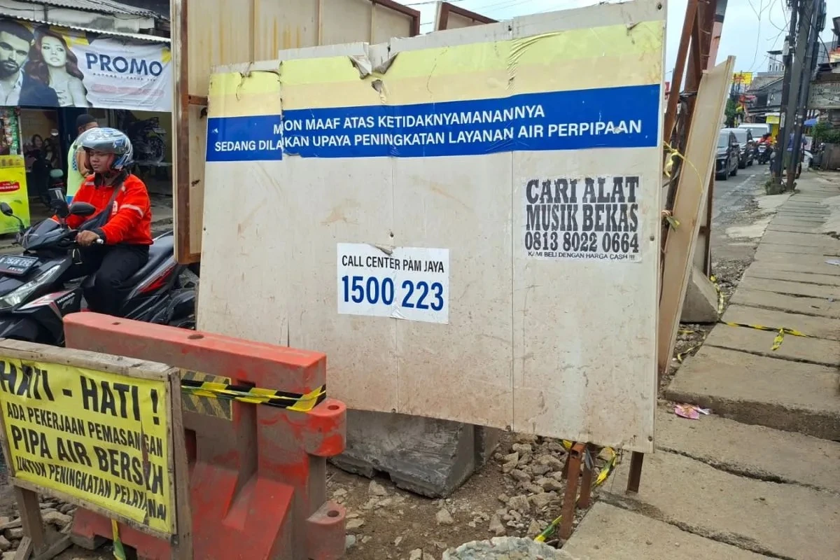 Cegah Macet, Lubang Galian Proyek PAM Jaya Ditutup Sementara Selama Lebaran
