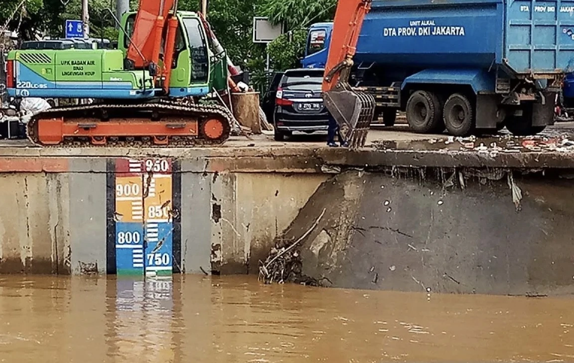 BPBD DKI Jakarta: Status Pos Pantai Angke Hulu Siaga 1
