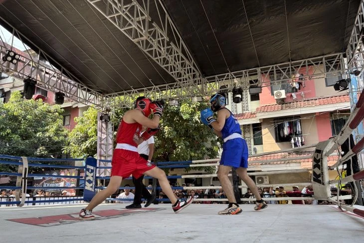 petinju amatir, anak jalanan, tawuran,Penjaringan Boxing Showcase