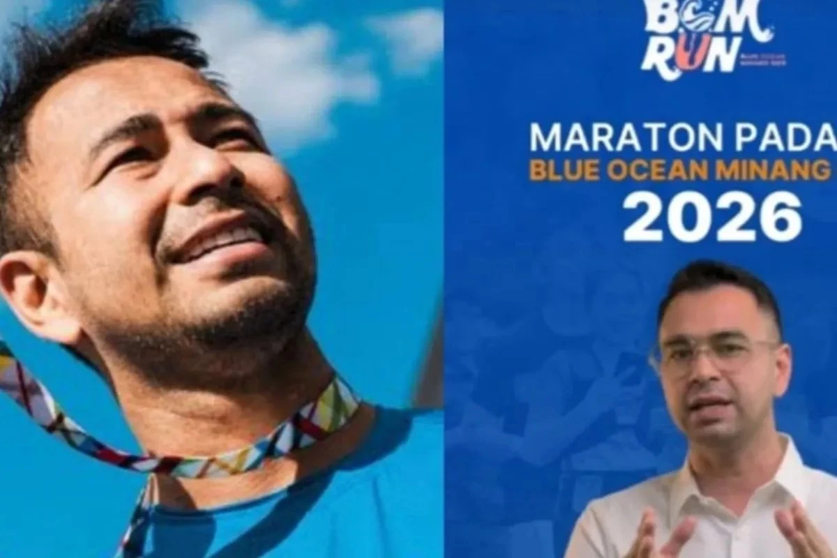Raffi Ahmad Ajak Pelari Se-Indonesia Ramaikan BOM Run 2026 di Padang, Sumbar