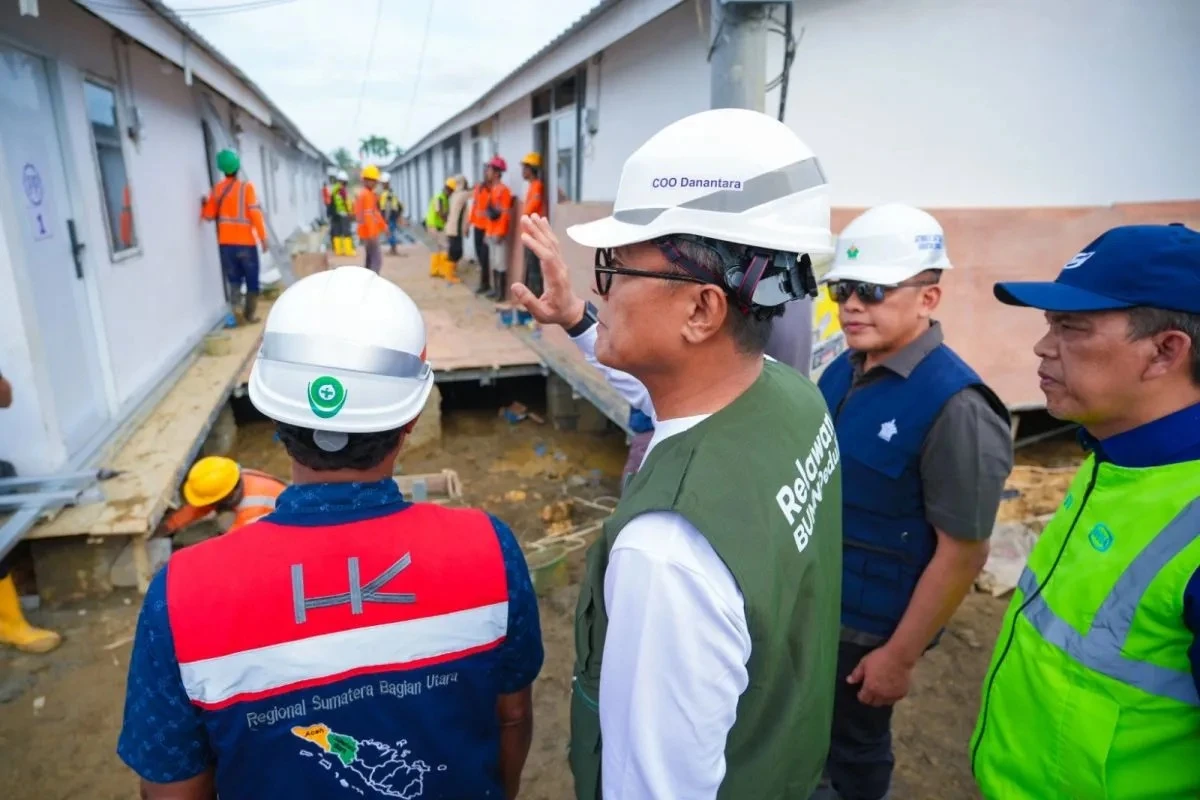 Ratusan Huntara Untuk Korban Banjir Aceh Telah Berdiri