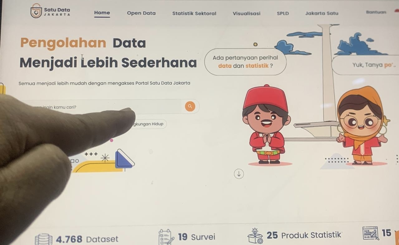 DKI Rilis Portal Satu Data Jakarta di Bulan Oktober 2025